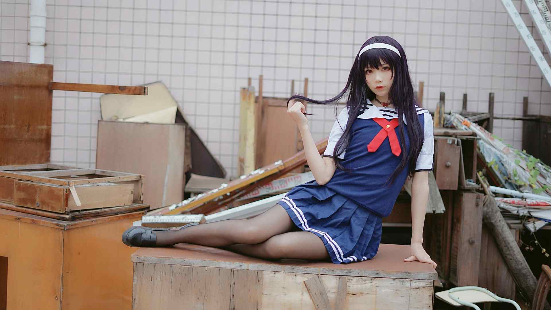 五更百鬼学姐校服